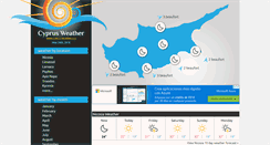 Desktop Screenshot of cyprus-weather.org