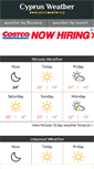 Mobile Screenshot of cyprus-weather.org